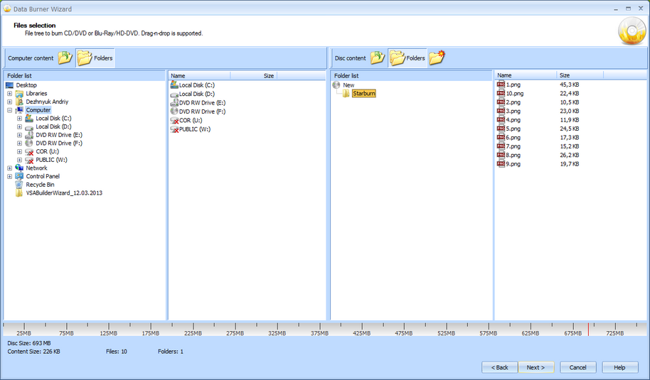 StarBurn Portable Download - A tool that allows to grab, burn and